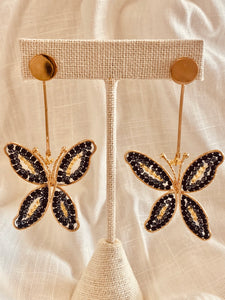 Dark Butterfly Earrings
